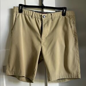 Jachs Men's Khaki Flat Front Shorts